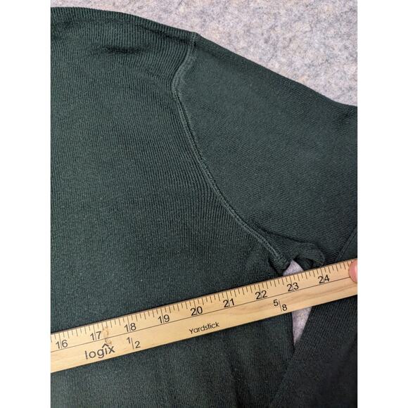 Vintage Polo Ralph Lauren Green Sweater Medium Pony Outdoors Classic Preppy - Picture 5 of 7